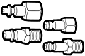Steel Pins Hansen, Foster, ARO Hi-Lo, Milton